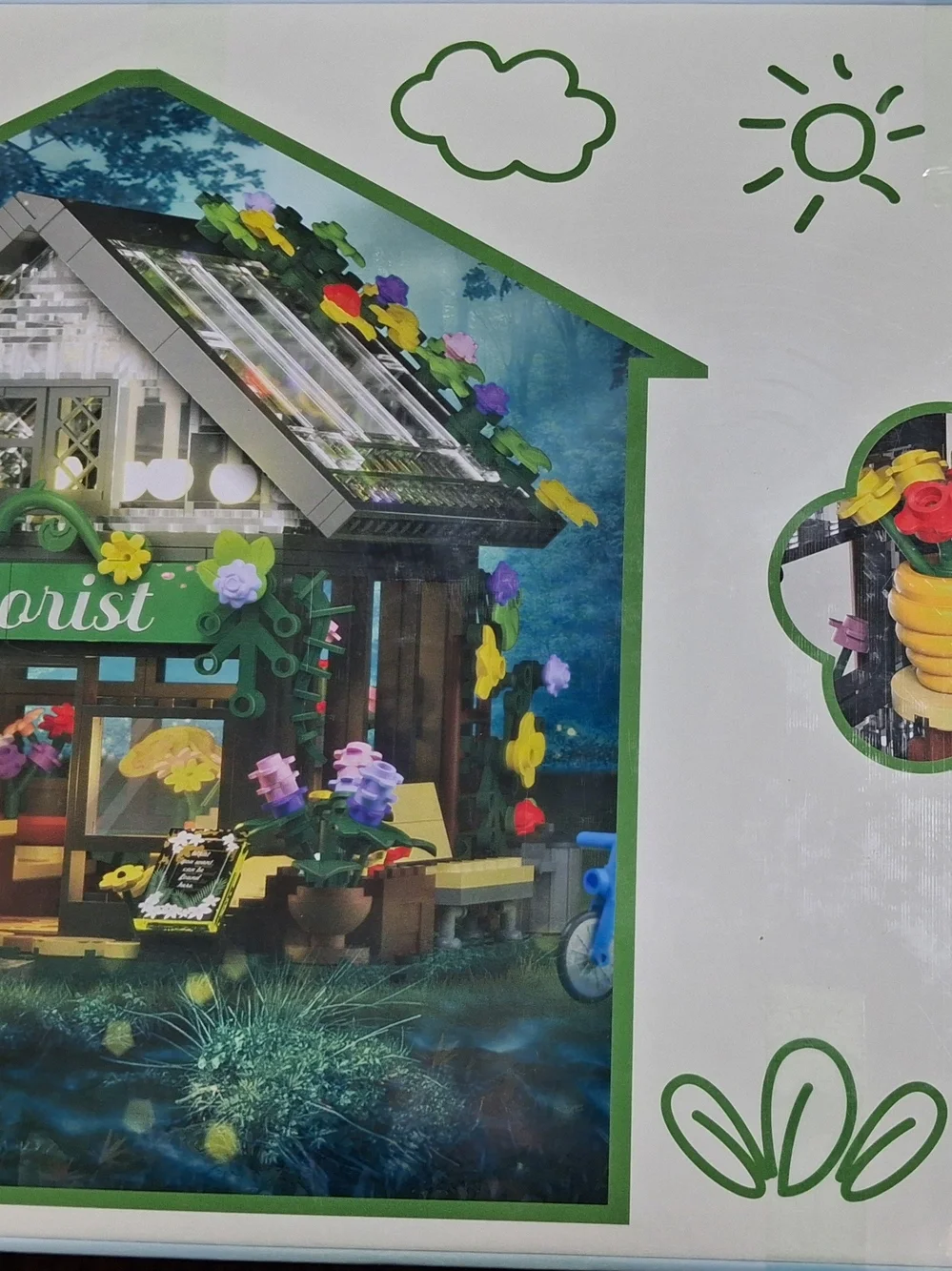Florist Home Office Building Set – Green